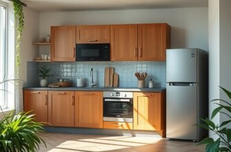 Маленькая кухня 6 кв. м с современным дизайном на заказ