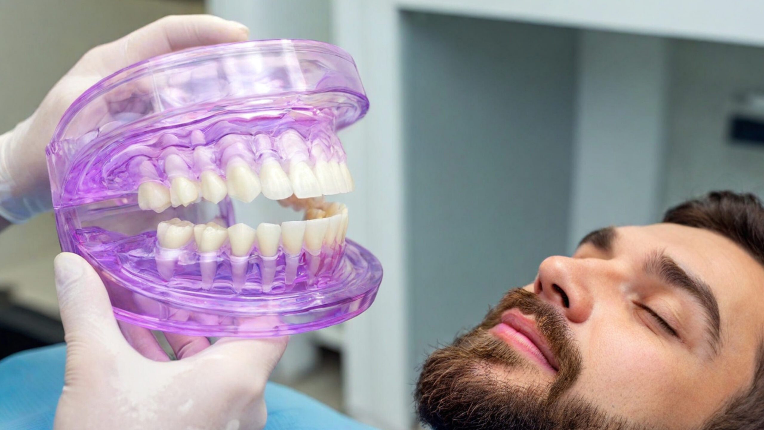 Установка элайнеров Invisalign в клинике Стамбула